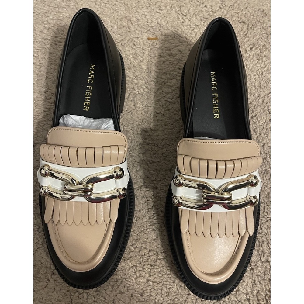 Marc Fisher Calisto Slip- On Almond Toe Casual Loafers 5 1/2